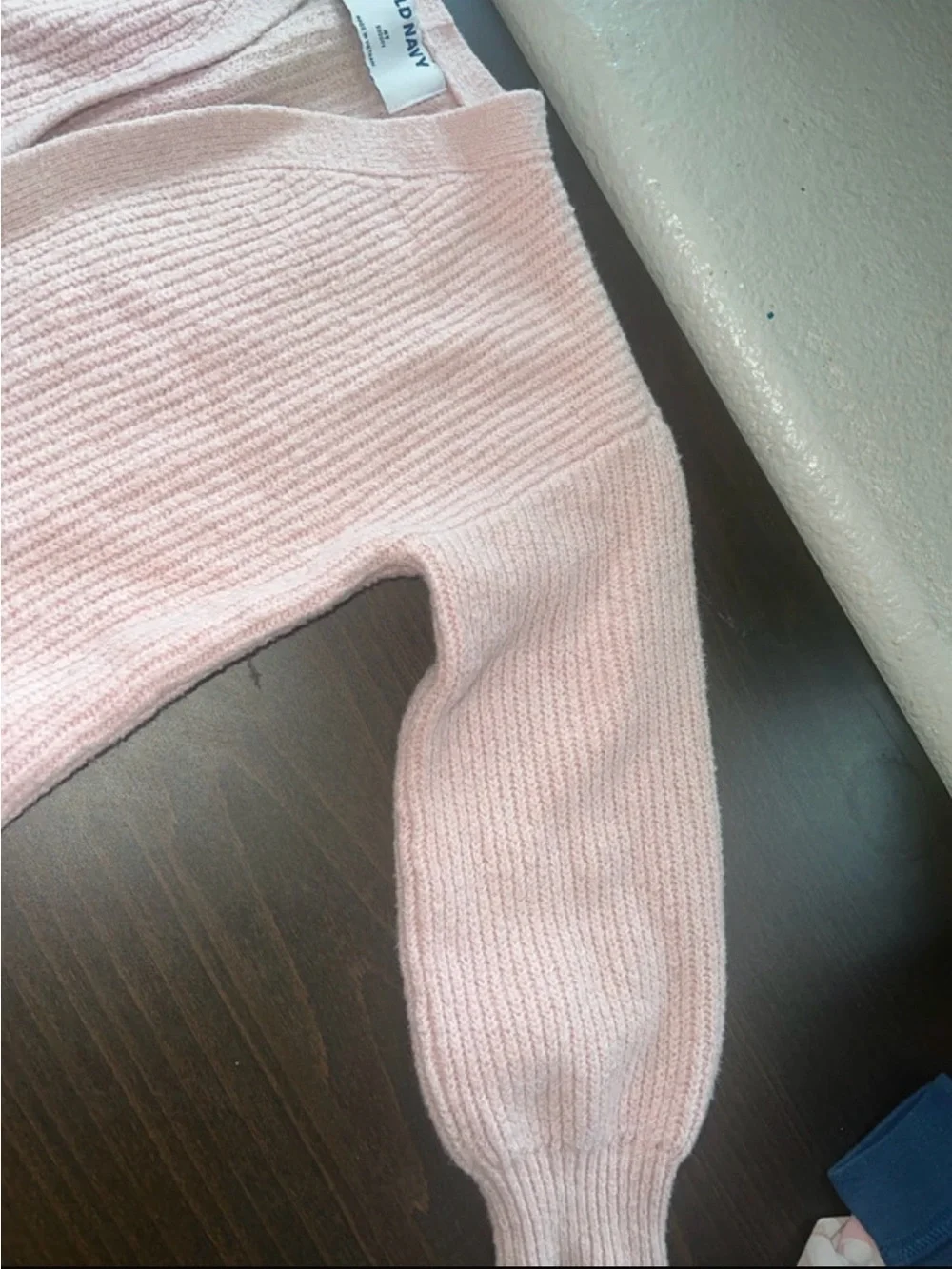 Toddler Light Pink Open Cardigan Sweater